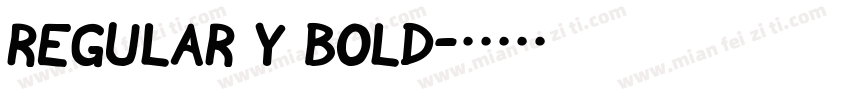 Regular y bold字体转换